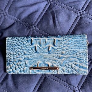 Brahmin Ady wallet- Melbourne Retro Blue